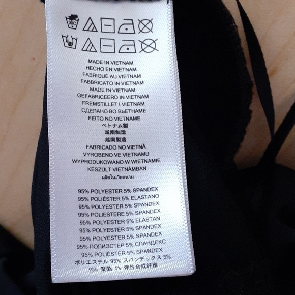 Michael Kors Black Metallic Mesh Sleeve Jumpsuit Size XS - Picture 6 of 6